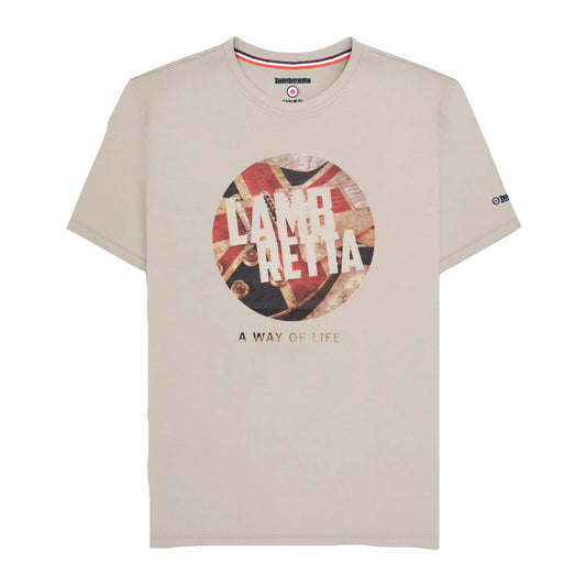 Jetstream - Front - Lambretta Mens Union Jack T-Shirt