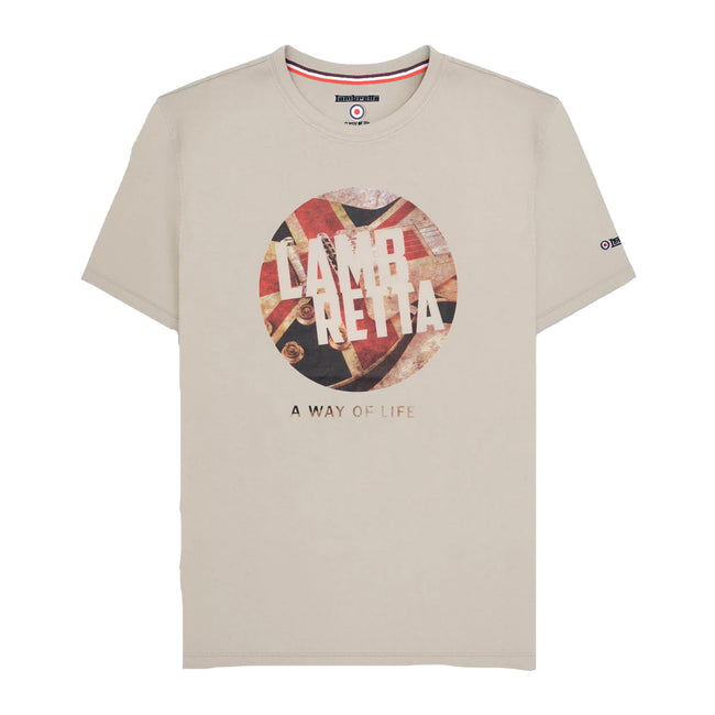 Jetstream - Front - Lambretta Mens Union Jack T-Shirt