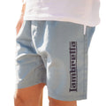 Smoke Blue - Side - Lambretta Mens SS25 Swim Shorts