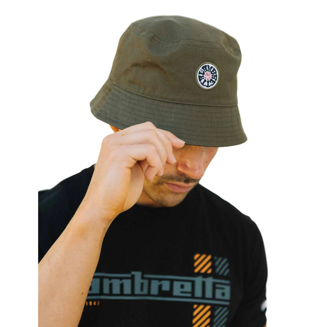 Khaki Green - Side - Lambretta Festival Bucket Hat