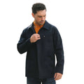 Navy - Side - Lambretta Mens Bergen Jacket