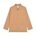 Tan - Front - Lambretta Mens Bergen Jacket