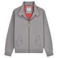 Dark Grey - Front - Lambretta Mens Shower Resistant Harrington Jacket