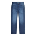 Dark Blue - Front - Lambretta Mens Chester Straight Jeans