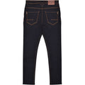 Black - Back - Lambretta Mens Stafford Slim Jeans