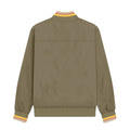 Khaki-Gold-Tobacco-Cream - Back - Lambretta Mens Monkey Triple Tipped Jacket
