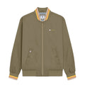 Khaki-Gold-Tobacco-Cream - Front - Lambretta Mens Monkey Triple Tipped Jacket