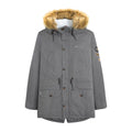 Iron - Front - Lambretta Mens Sherpa Lined Parka