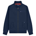 Navy - Front - Lambretta Mens Shower Resistant Harrington Jacket