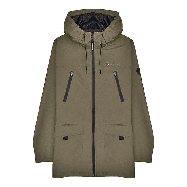 Khaki - Front - Lambretta Mens Terrace Jacket