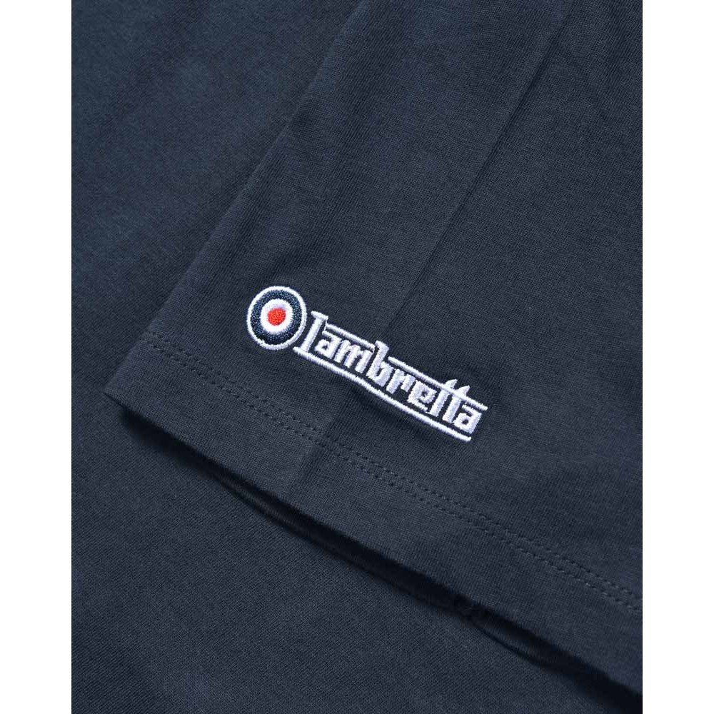 Navy - Pack Shot - Lambretta Mens Scooter T-Shirt