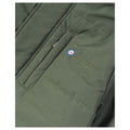Khaki Green - Side - Lambretta Mens AW25 Padded Parka