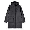 Black - Front - Lambretta Mens AW25 Padded Parka