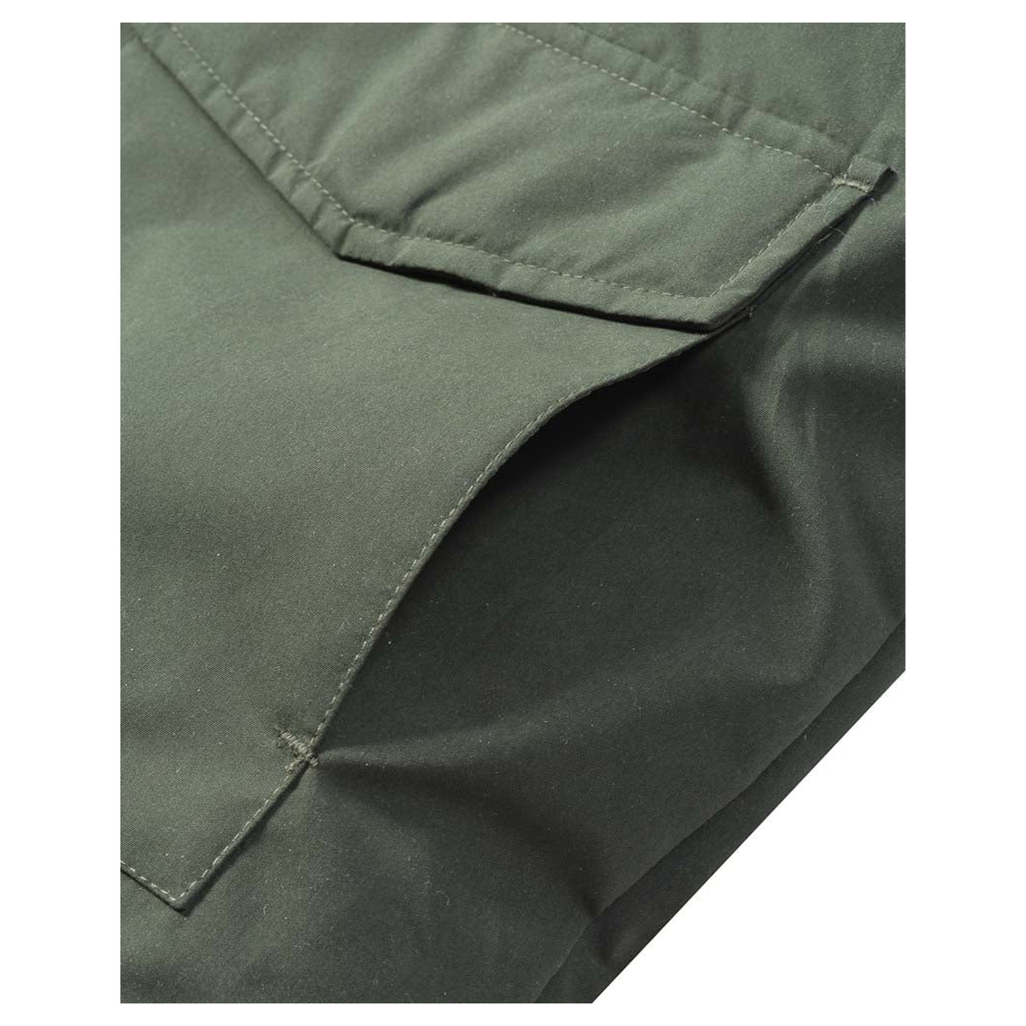 Khaki Green - Lifestyle - Lambretta Mens AW25 Hooded Padded Jacket