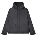 Black - Front - Lambretta Mens AW25 Hooded Padded Jacket