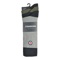 Grey-Navy-Khaki Grey - Back - Lambretta Mens Paisley Socks (Pack of 3)