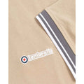 Stone-Iron - Pack Shot - Lambretta Mens Contrast Tipped Polo Shirt