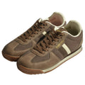 Chocolate-Cream - Front - Lambretta Mens Diego Trainers