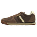 Chocolate-Cream - Side - Lambretta Mens Diego Trainers