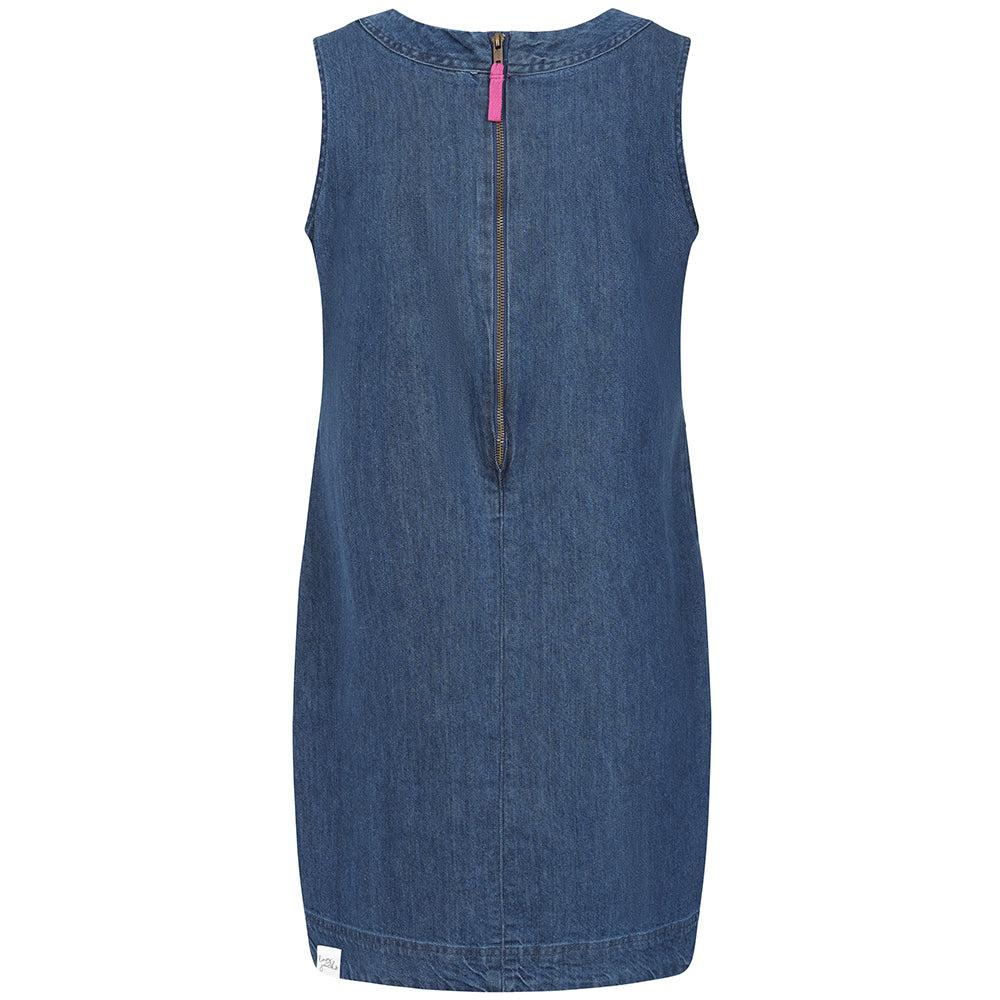 Denim - Close up - Lazy Jacks Womens-Ladies Denim Dress