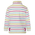 Periwinkle - Side - Lazy Jacks Girls Striped Sweatshirt