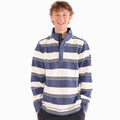 Denim - Front - Lazy Jacks Mens Pique Sweatshirt