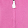 Pink - Side - Lazy Jacks Womens-Ladies Logo Full Zip Sweatshirt