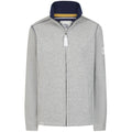 Grey Marl - Front - Lazy Jacks Womens-Ladies Logo Full Zip Sweatshirt