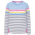 Sky-Multicoloured-Multicoloured - Front - Lazy Jacks Girls Long-Sleeved T-Shirt