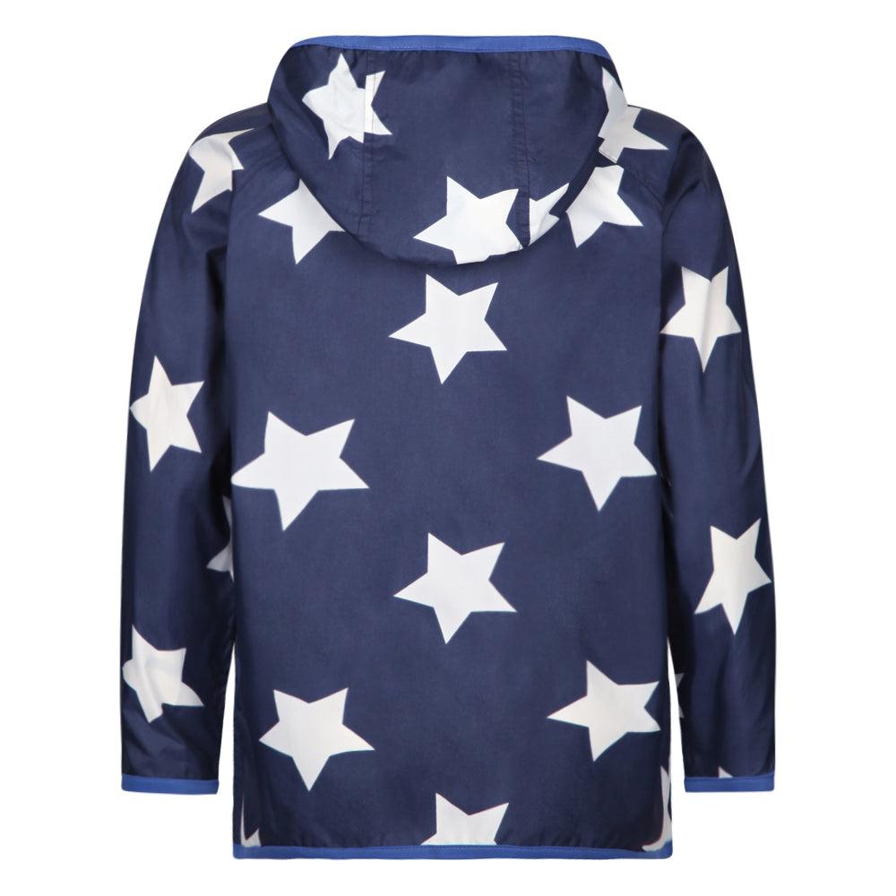 Marine - Back - Lazy Jacks Boys Waterproof Jacket