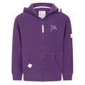 Loganberry - Front - Lazy Jacks Girls Textured Full Zip Hoodie