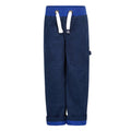 Navy - Front - Lazy Jacks Girls Drawstring Trousers