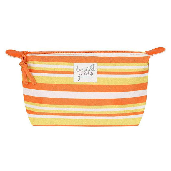 Orange - Side - Lazy Jacks Dalmatian Cosmetic Bag