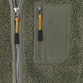 Khaki Green - Back - Lazy Jacks Boys Soft Fleece Jacket