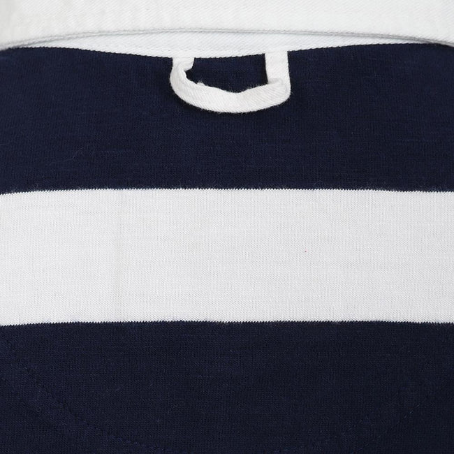 Marine-Rouge - Lifestyle - Lazy Jacks Boys Striped Rugby Shirt