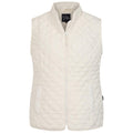 Chalk - Front - Lazy Jacks Womens-Ladies Quilted Gilet