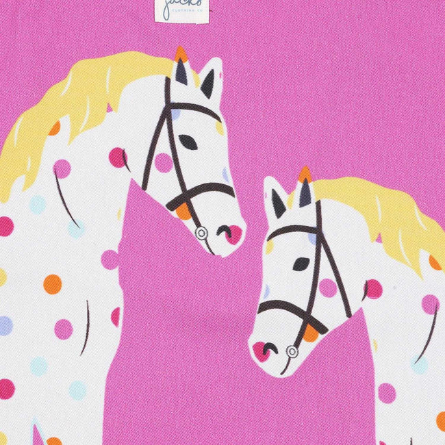 Pink - Side - Lazy Jacks Pony Tote Bag