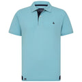 Spearmint Blue-Spearmint Blue - Front - Lazy Jacks Mens Embroidered Polo Shirt