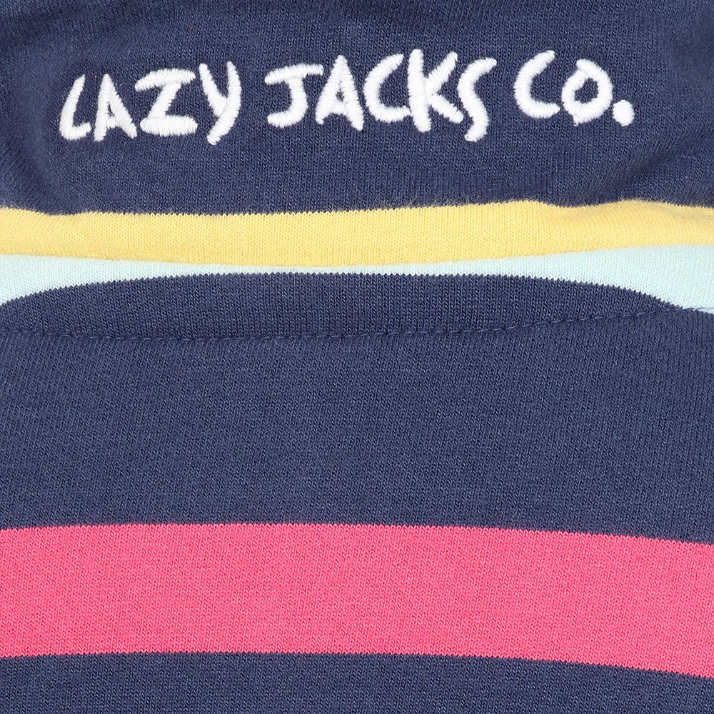 Multicoloured - Lifestyle - Lazy Jacks Girls Twilight Twilight Quarter Zip Sweatshirt