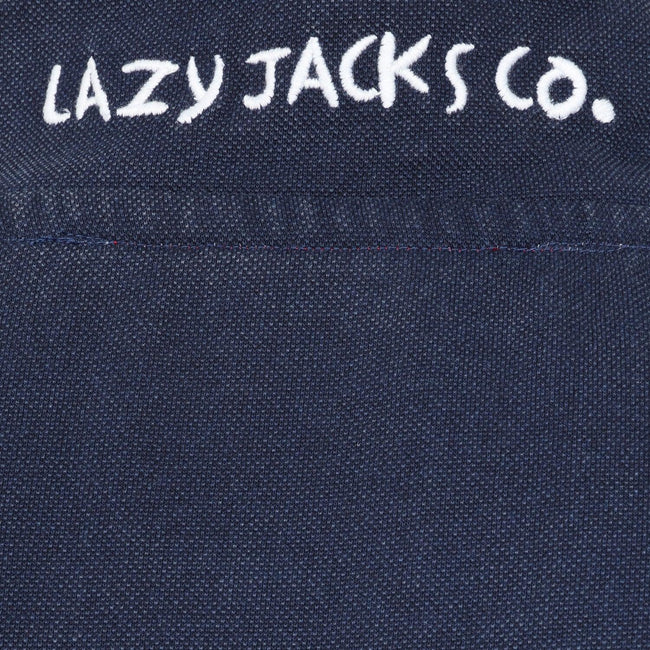 Marine - Lifestyle - Lazy Jacks Mens Textured Quarter Zip Sweatshirt