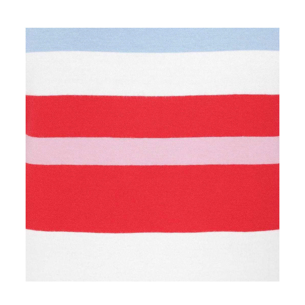 Red - Side - Lazy Jacks Womens-Ladies Long-Sleeved T-Shirt