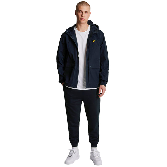 Dark Navy - Lifestyle - Lyle & Scott Mens Hooded Pocket Jacket