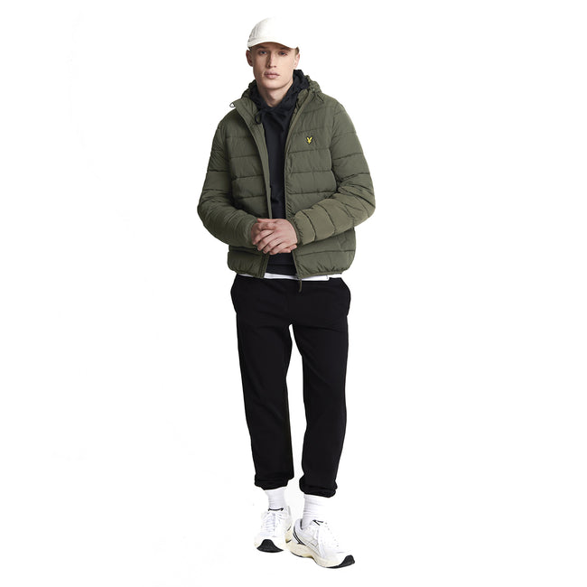 Olive - Lifestyle - Lyle & Scott Mens Lightweight Puffer Jacket