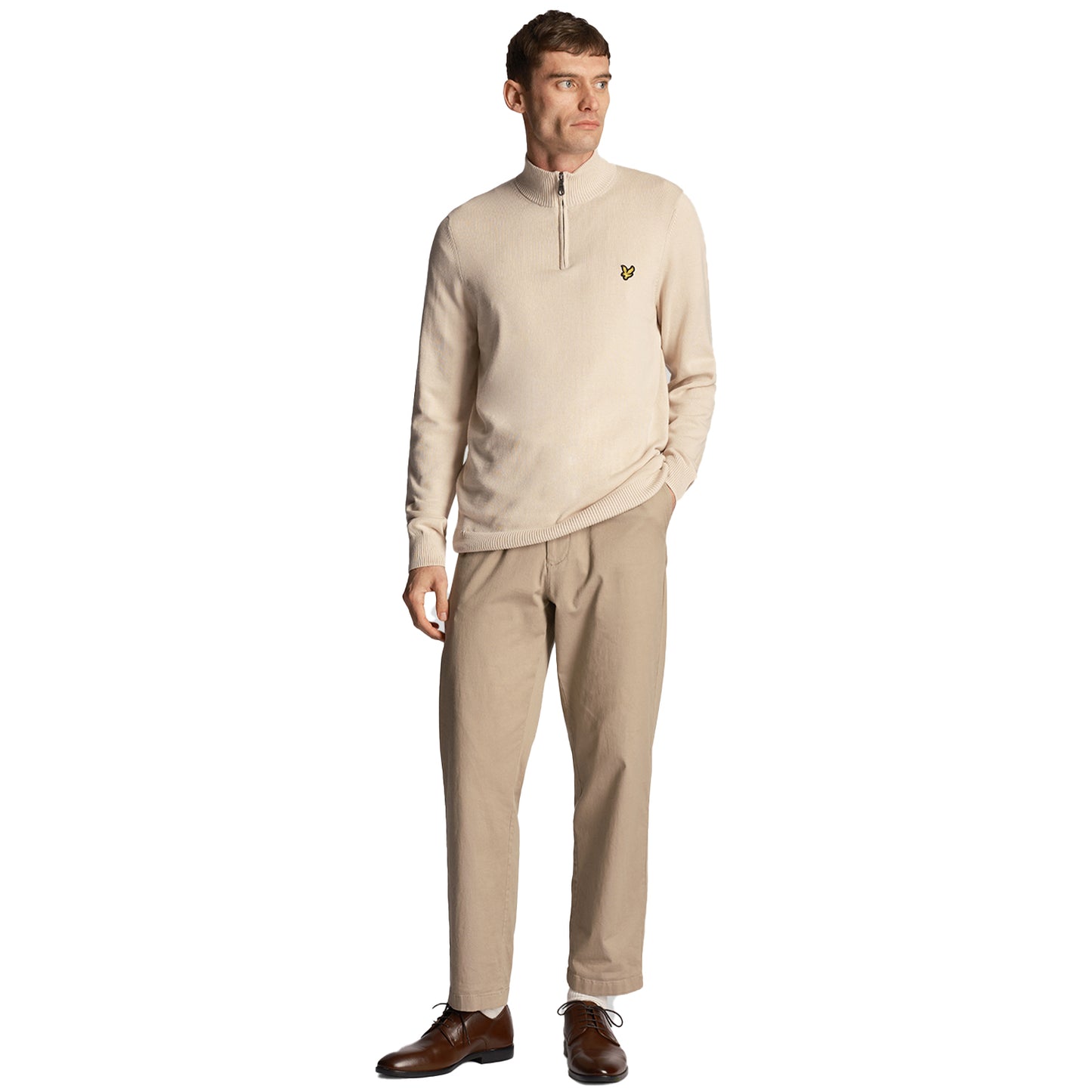 Cove - Side - Lyle & Scott Mens Quarter Zip Jumper