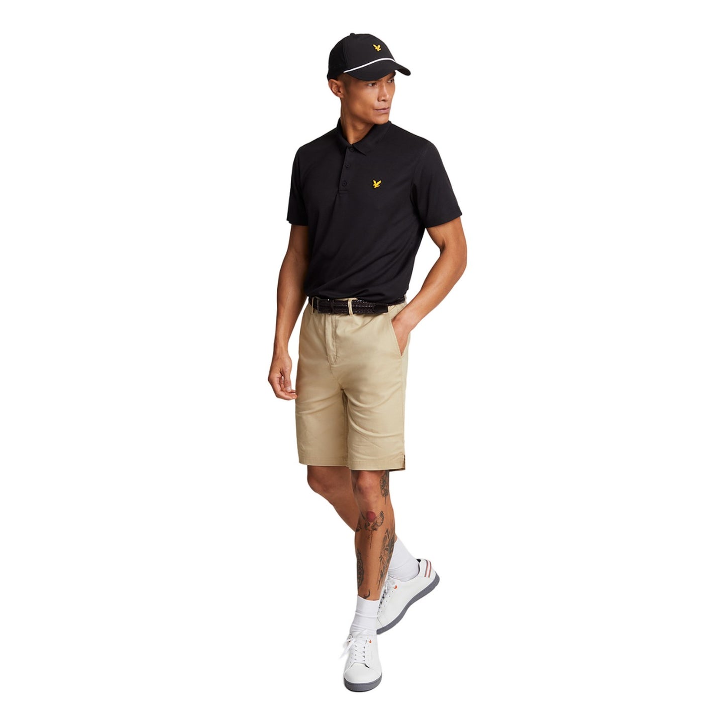 Safari - Side - Lyle & Scott Mens Chino Stretch Golf Shorts