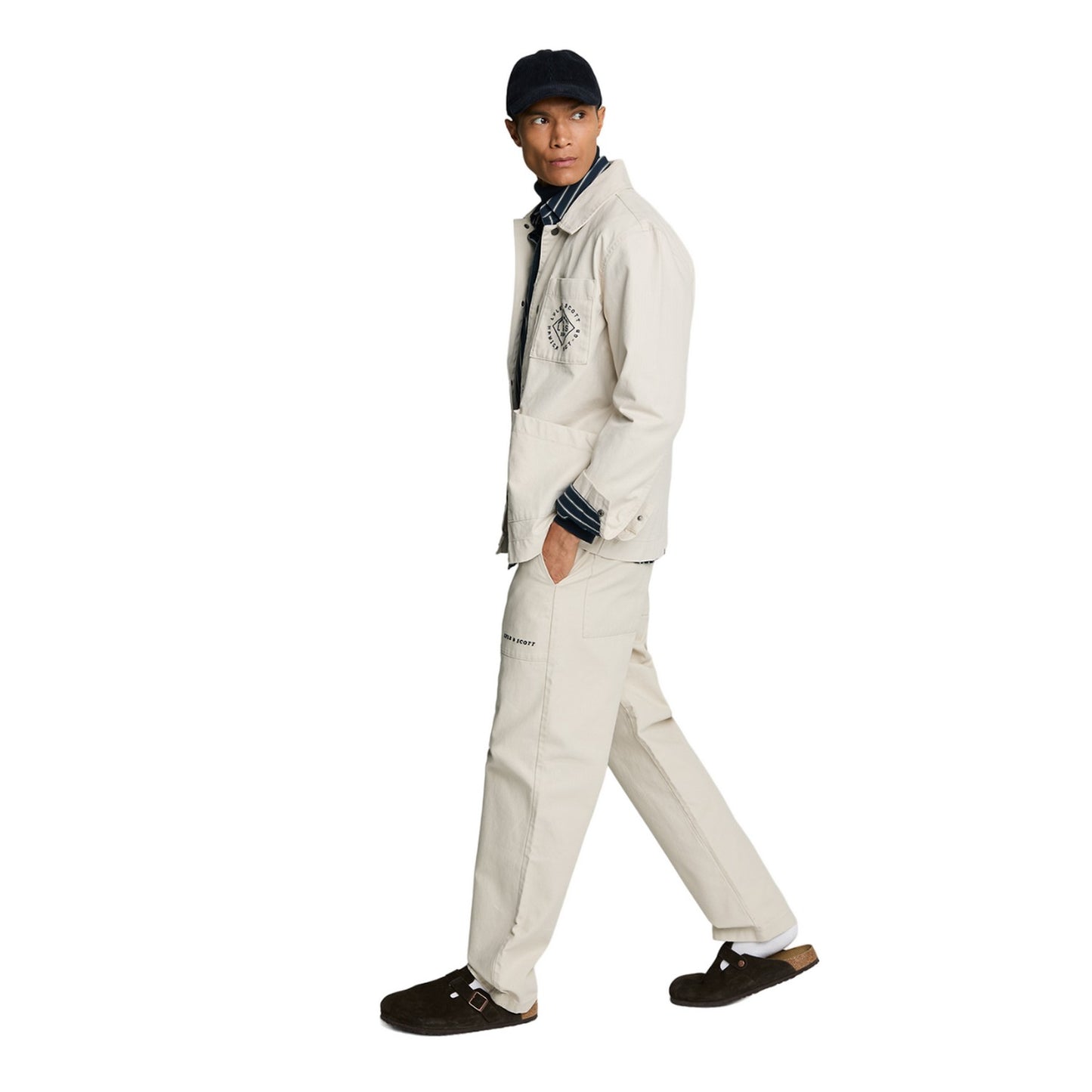 Cove - Side - Lyle & Scott Mens Fatigue Tapered Trousers