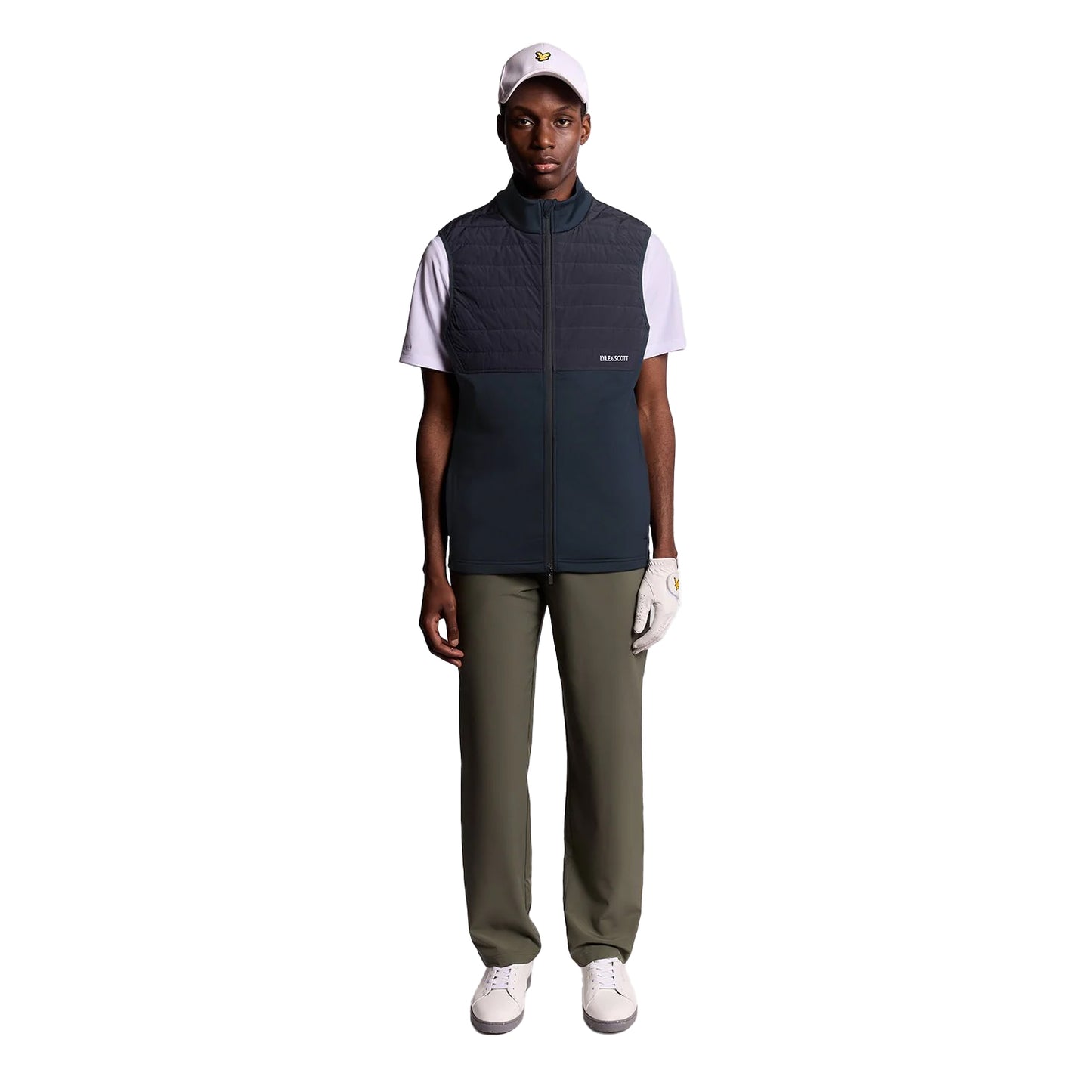 Dark Navy - Lifestyle - Lyle & Scott Mens Windproof Golf Gilet