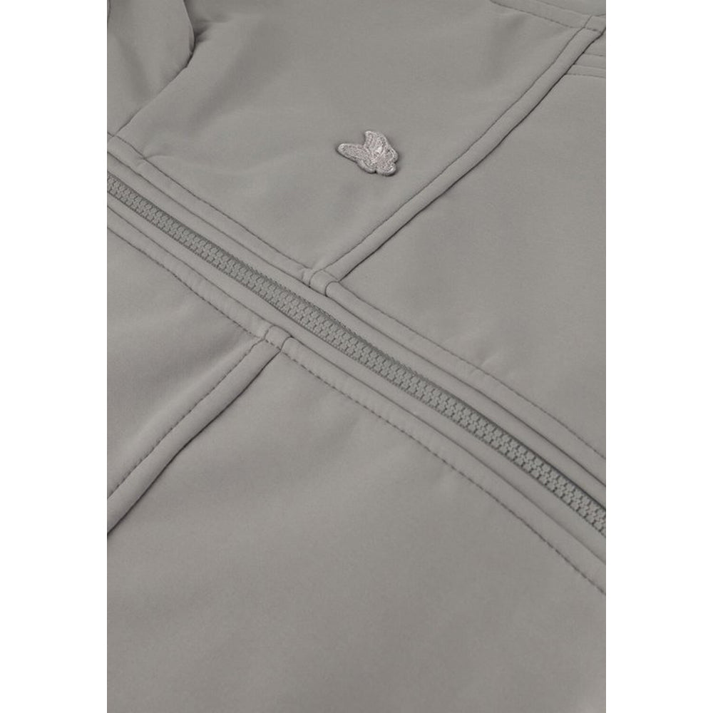 Sharkskin - Side - Lyle & Scott Boys Tonal Eagle Soft Shell Jacket