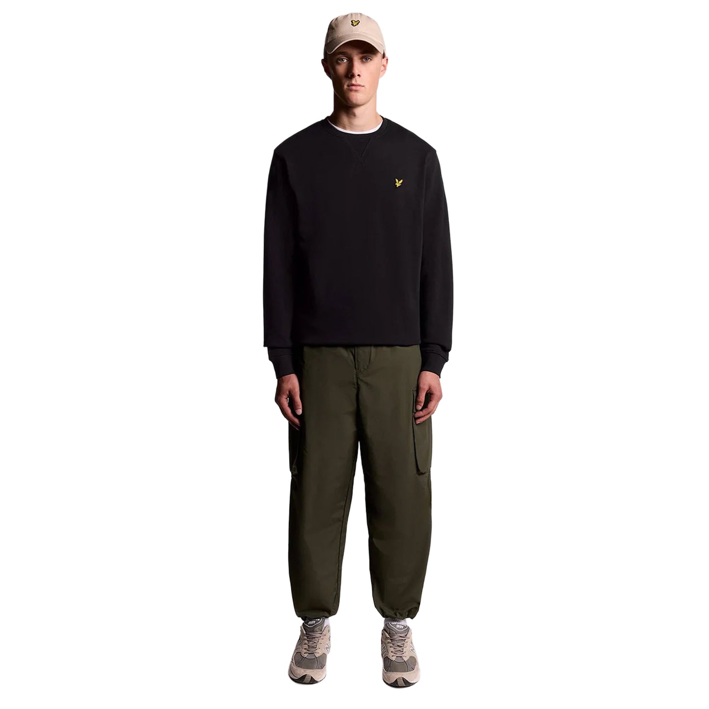 Jet Black - Side - Lyle & Scott Mens Sweatshirt