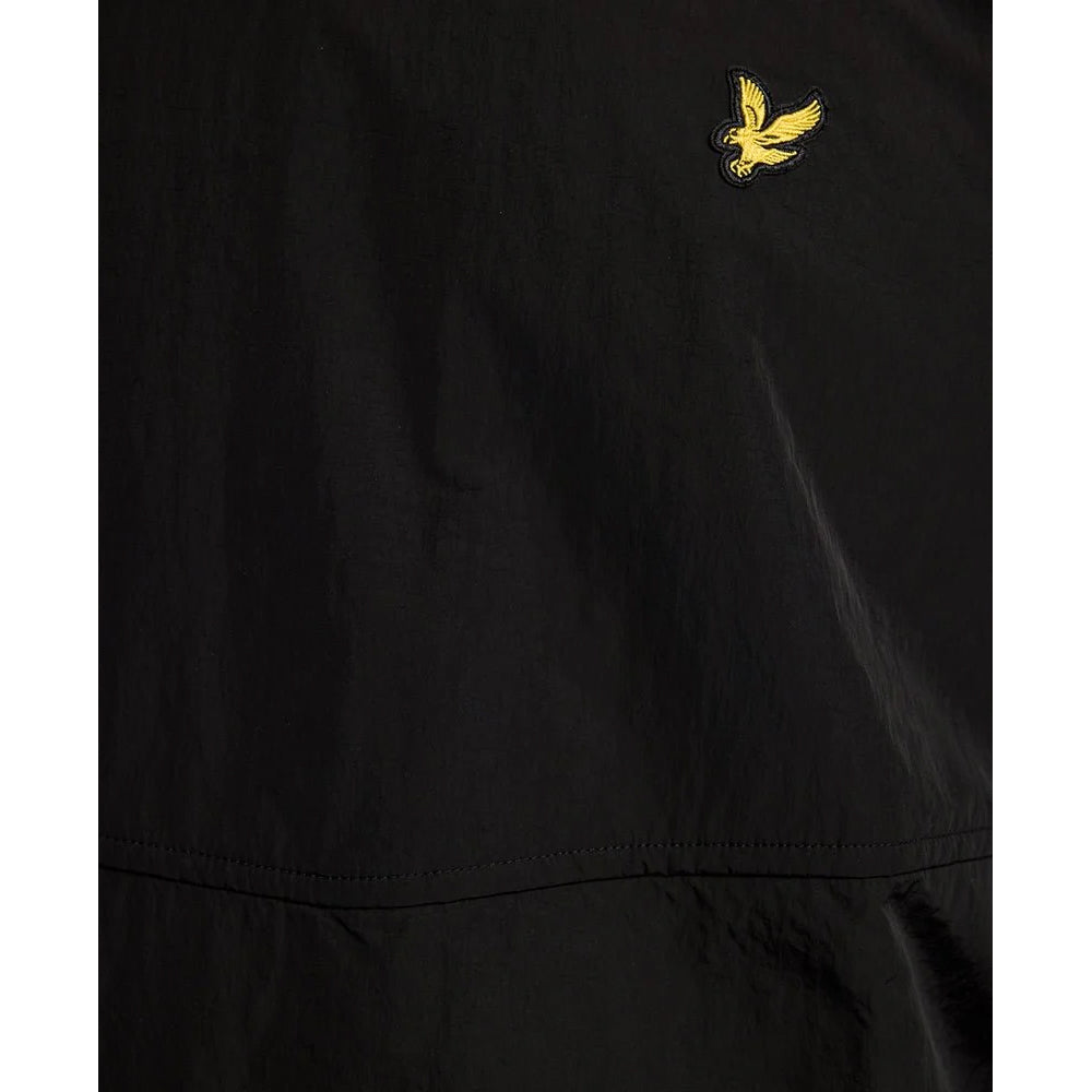 Jet Black - Side - Lyle & Scott Mens Hybrid Raglan Sweatshirt